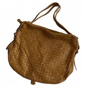 Bottega Veneta Intrecciato Saddle Leather Bag